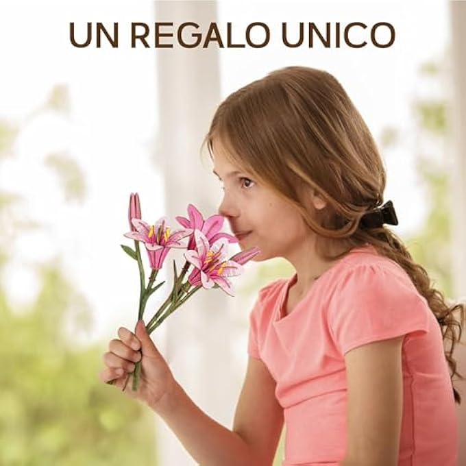 3D WOODEN FLOWER PUZZLE DIY CRAFT KIT FOR ADULTS, HANDMADE ARTIFICIAL FLOWER MODEL SET, UNIQUE WOODEN CRAFT PUZZLE FOR HOME DCOR, STRESS RELIEF, CREATIVE VALENTINES DAY GIFT AND TOY GIFT KIT - Image 4